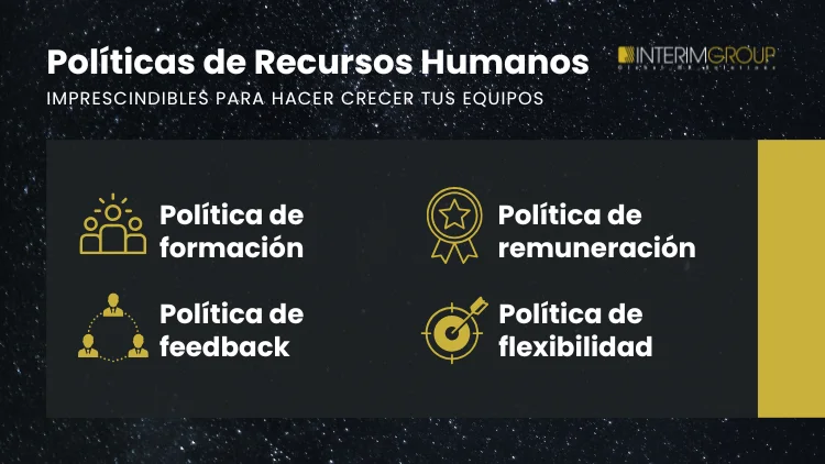 Políticas de Recursos Humanos para que tu empresa crezca por INTERIM GROUP