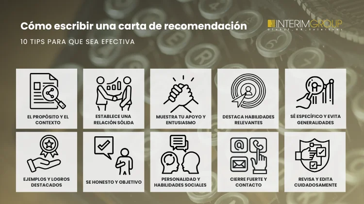 como-escribir-carta-recomendacion-tips-INTERIM-GROUP Tips y consejos para escribir una carta de recomendación por INTERIM GROUP
