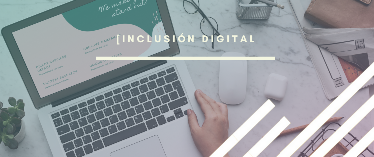 Header corporativo para el artículo del blog sobre inclusión ditial por INTERIM GROUP