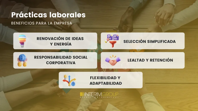 beneficios-practicas-laborales-INTERIM-GROUP Beneficios para las empresas de las prácticas laborales por INTERIM GROUP