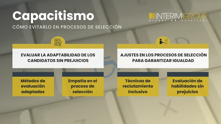 Imagen sobre como evitar el capacitismo en procesos de selección por INTERIM GROUP