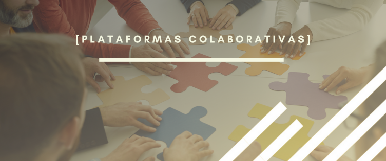 Header corporativo para el artículo del blog sobre plataformas colaborativas por INTERIM GROUP