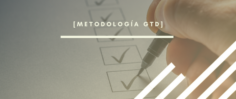 Header corporativo para el artículo del blog sobre metodología GTD por INTERIM GROUP