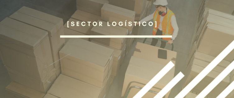 Header corporativo para el artículo del blog sobre sector logístico por INTERIM GROUP