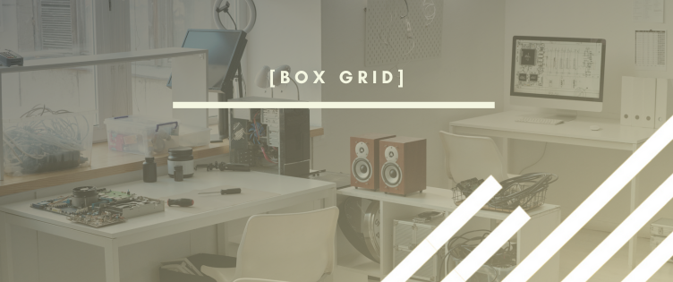 Header destacado para el artículo del blog sobre la Box grid por INTERIM GROUP