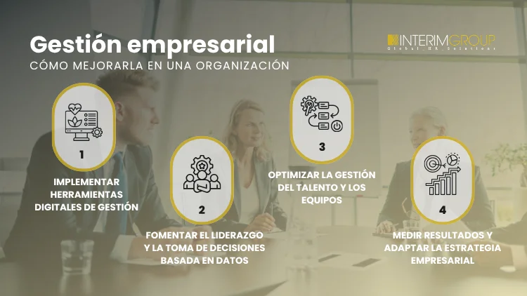 Cómo mejorar la gestión empresarial por INTERIM GROUP
