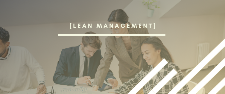 Header destacado para el artículo del blog sobre lean management por INTERIM GROUP