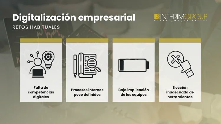 digitalizacion empresarial - INTERIM GROUP Retos habituales de la digitalización empresarial por INTERIM GROUP